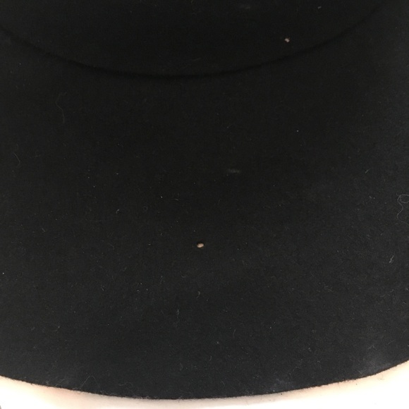 Cynthia Rowley Black Wool Floppy Hat - Picture 5 of 6